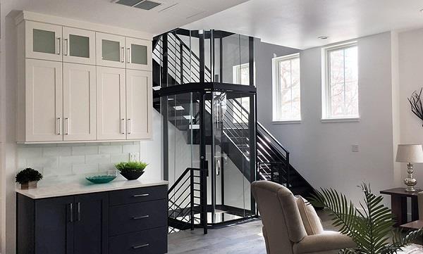 To'liq ko'rinishi Shisha uyi uchun uy asosi Full View Glass Home Elevator for House Villa Use