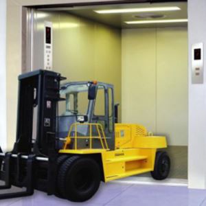 Yuk tashish Lift restorantining oshxona asansörü, soqol garniturli bantli lift